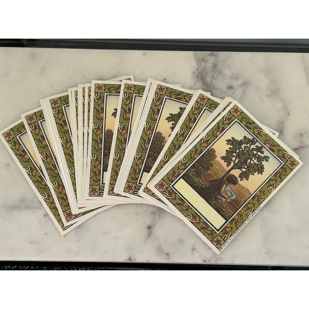 Antioch Bookplates Christopher Manson The Tree in the Wood 1993 Vintage Labels